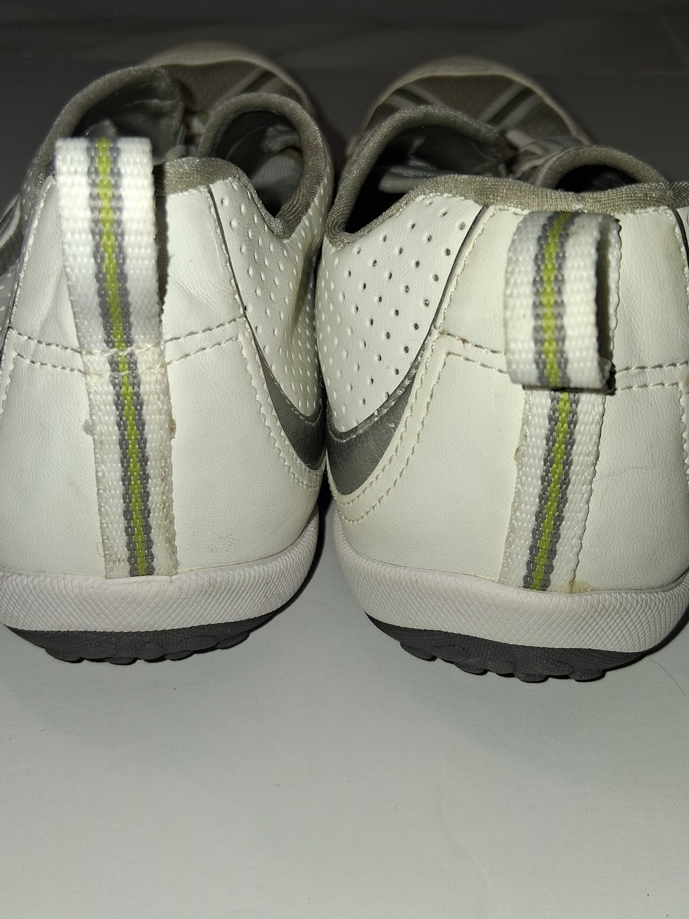 Women's Clark's Privo White and Olive Slip-On Athletic Sneakers - Picture 7 of 11